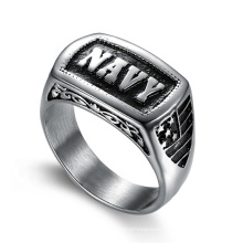 925 Sterling silver best quality customized letter ring Antique Silver custom design rings